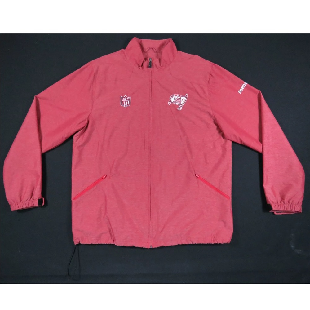NWOT Tampa Bay Buccaneers Reebok On Field NFL Football Full Zip Jacket